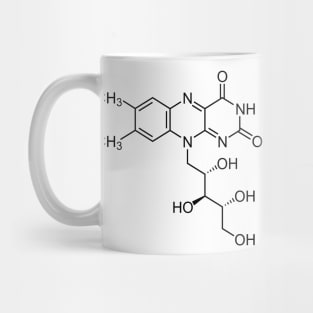 Vitamin B2 Riboflavin C17H20N4O6 Molecule Mug